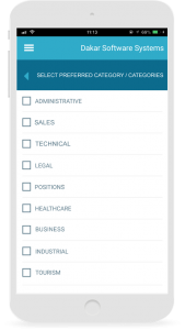 Dakar software Recruitment Notification App