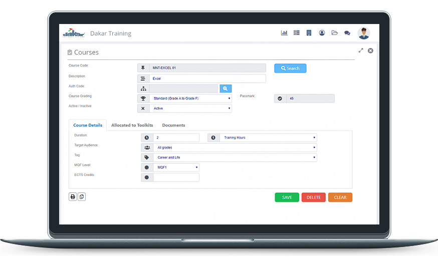 Dakar Software Training Management
