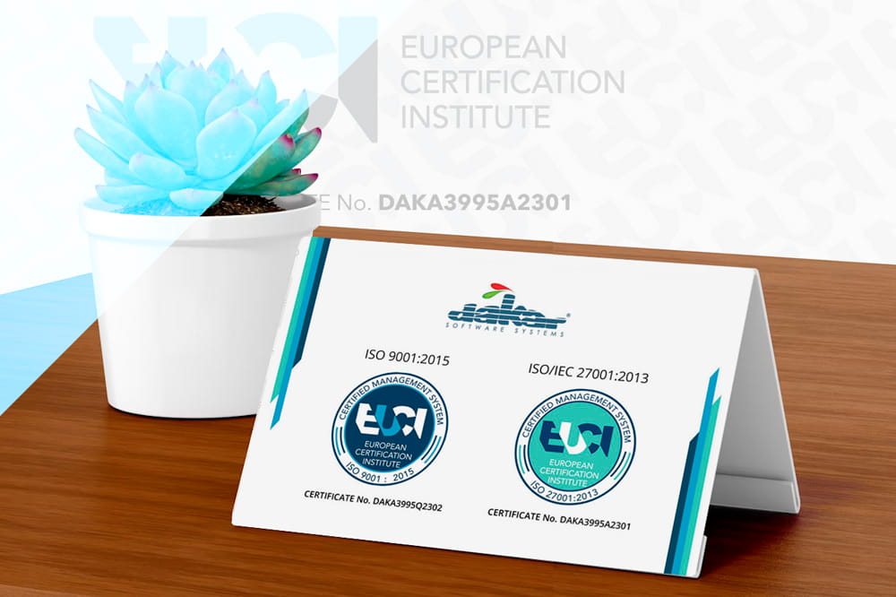 Dakar Software Systems is ISO certified